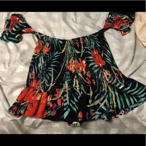 Off the shoulder shirt